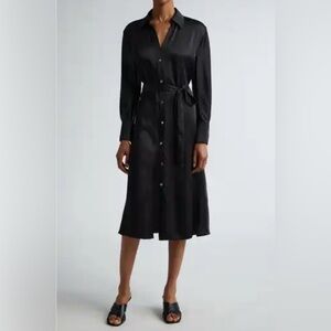French Connection Harlow black satin dress plus size XXL